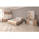 komód, tölgy wotan/fehér, GABRIELA