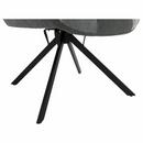 Dizájnos forgó fotel, patchwork/fekete, KOMODO