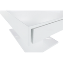 Dohányzóasztal tárolóhellyel, fehér magas fényű, DIKARO