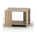 Dohányzóasztal, tölgy sonoma, TEMPO ASISTENT NEW 026