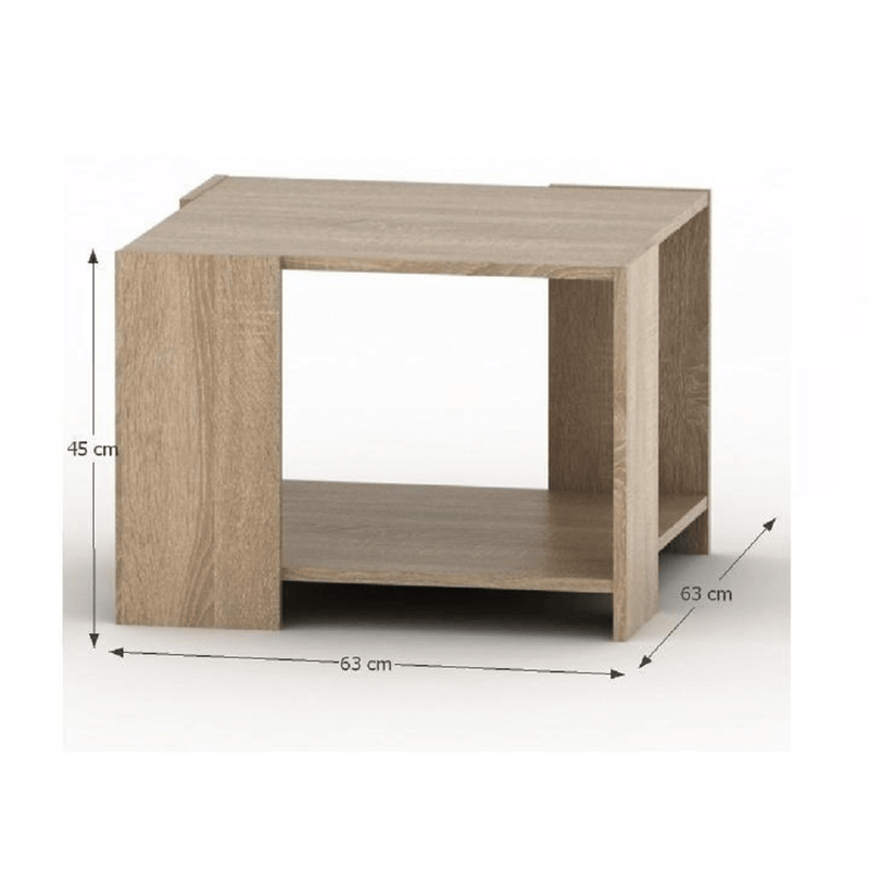 Dohányzóasztal, tölgy sonoma, TEMPO ASISTENT NEW 026