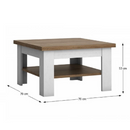 Dohányzóasztal, sosna Andersen/tölgy lefkas, PROVANCE ST