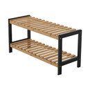 Cipőtartó, természetes/fekete, KONTRE