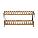 Cipőtartó, természetes/fekete, KONTRE