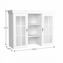 vitrines faliszekrény, sosna andersen, KORA KN4