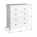 Komód KK2, sosna andersen, KORA