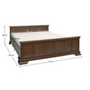 Ágy 160x200, samoa king, KORA