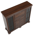 vitrines szekrény bárszekrénnyel, samoa king, KORA KK7