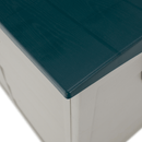 Kerti tárolódoboz, szürke/zöld, KORTEZ