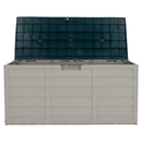 Kerti tárolódoboz, szürke/zöld, KORTEZ