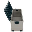 Kerti tárolódoboz, szürke/zöld, KORTEZ