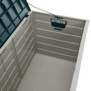 Kerti tárolódoboz, szürke/zöld, KORTEZ