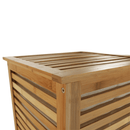 Szennyestartó kosár, festett bambusz/bézs, BASKET