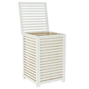 Szennyestartó kosár, lakkozott, banbusz/féher/bézs, BASKET