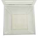 Szennyestartó kosár, lakkozott, banbusz/féher/bézs, BASKET