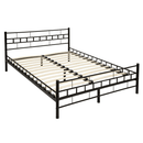 Ágy, fekete, 180x200, TAJGI