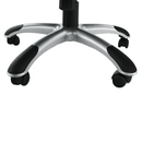 Irodai szék, fehér/barna textilbőr, KOLO CH137020