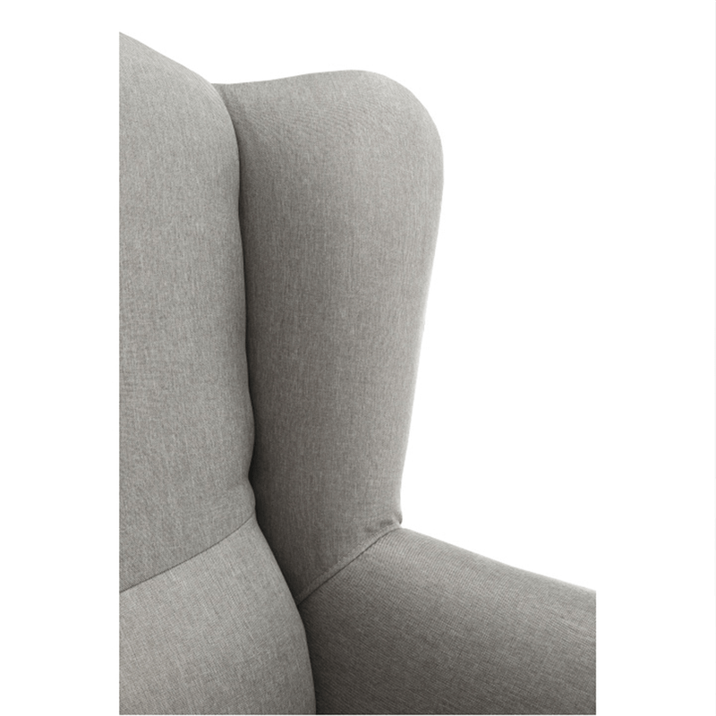 Dizájnos fotel, anyag, cappuccino/minta, BELEK