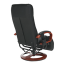 Masszázsfotel, fekete, ARTUŠ 2