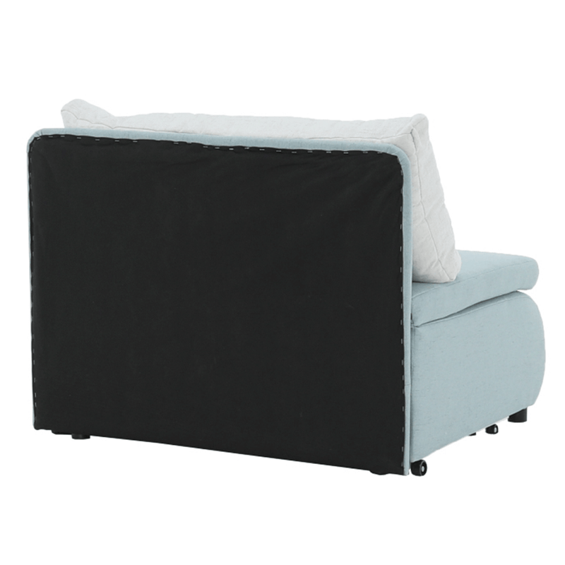 Kinyitható fotel, menta/krémes színű KENY NEW