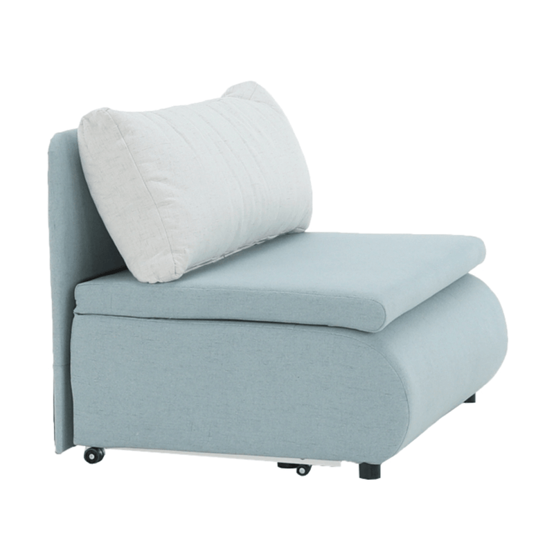 Kinyitható fotel, menta/krémes színű KENY NEW