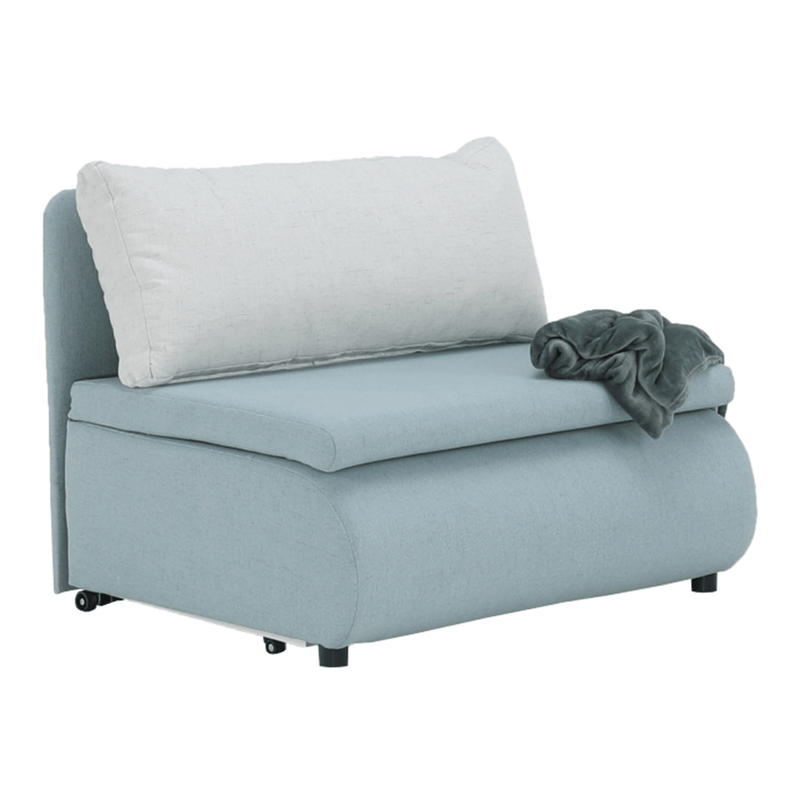 Kinyitható fotel, menta/krémes színű KENY NEW