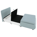 Kinyitható fotel, menta/krémes színű KENY NEW