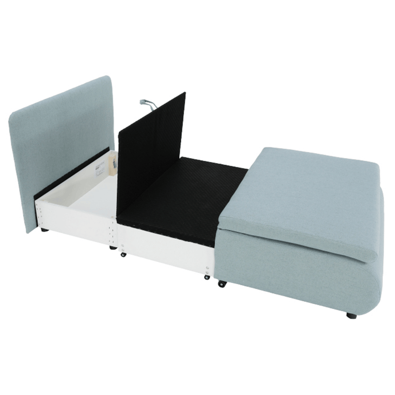 Kinyitható fotel, menta/krémes színű KENY NEW