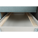 Heverő ágyfunkcióval, mentol/szürke, jobbos, BELLA