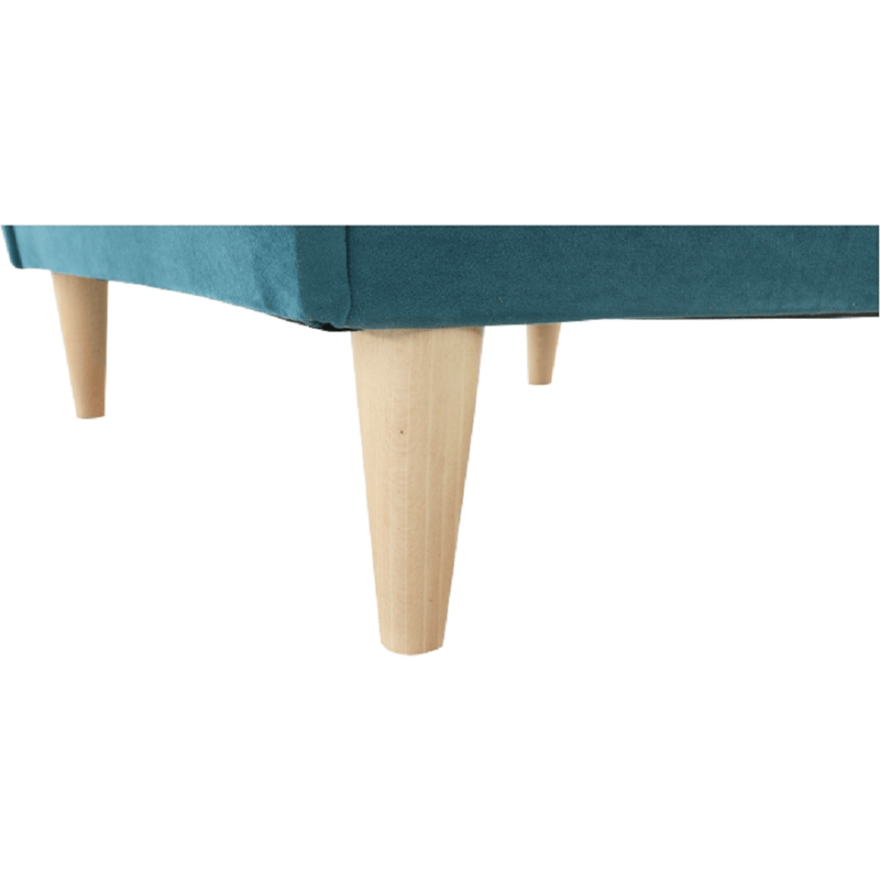 Füles fotel, petróleum/bükk, RUFINO 3 NEW