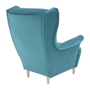 Füles fotel, petróleum/bükk, RUFINO 3 NEW