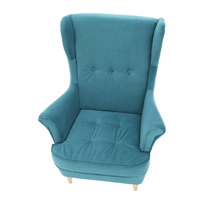 Füles fotel, petróleum/bükk, RUFINO 3 NEW