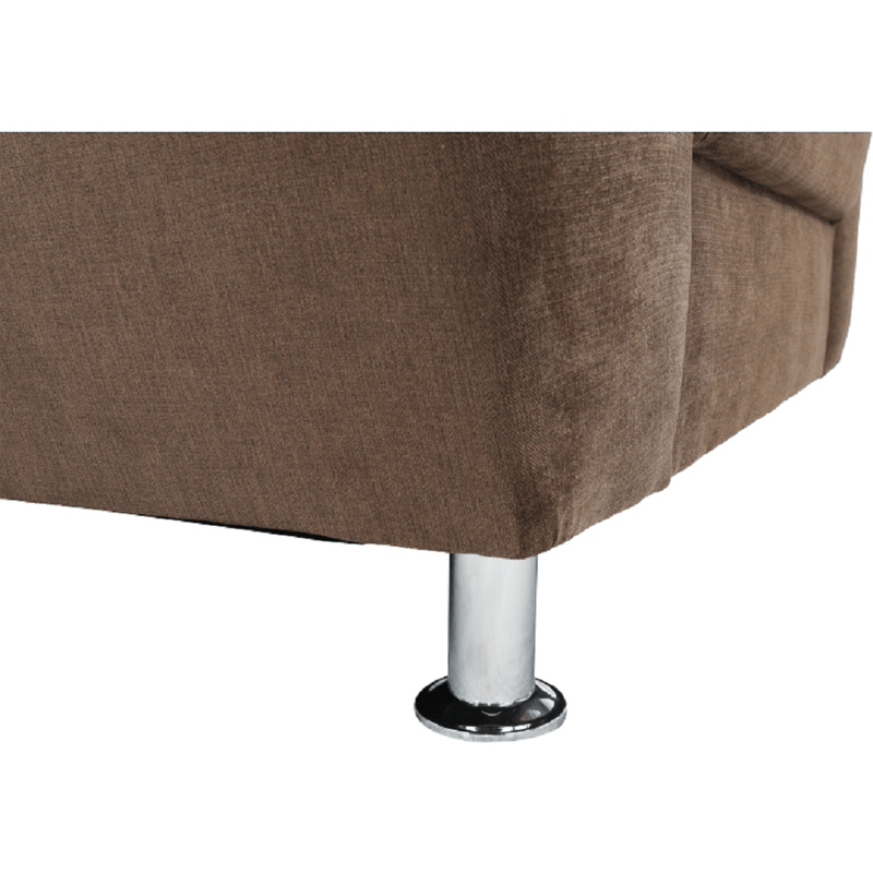 Fotel, barna szövet, SANTIAGO