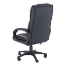 Irodai fotel, fekete textilbőr, SIEMO NEW