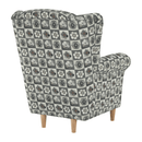 Füles fotel, szövet patchwork N1, CHARLOT