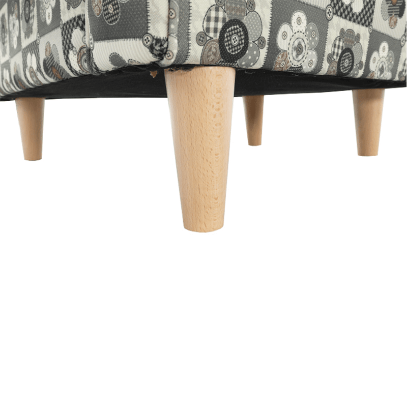 Füles fotel, szövet patchwork N1, CHARLOT