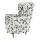 Füles fotel, szövet rose 14, CHARLOT