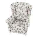 Füles fotel, szövet rose 18, CHARLOT