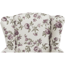 Füles fotel, szövet rose 18, CHARLOT