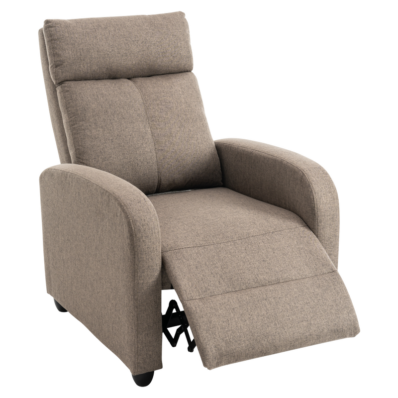 Relaxációs fotel, barna, KRESO NEW