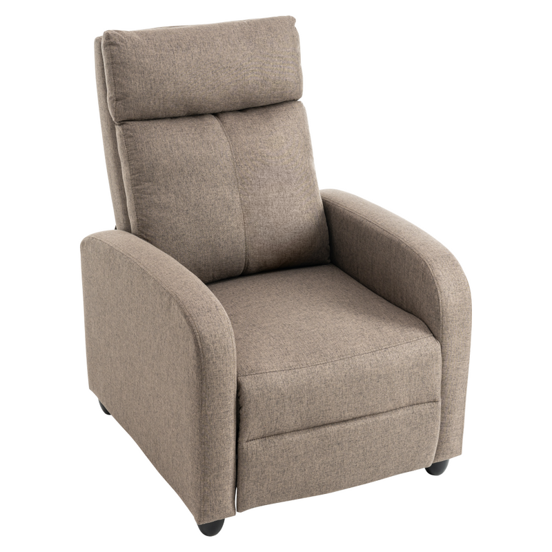 Relaxációs fotel, barna, KRESO NEW