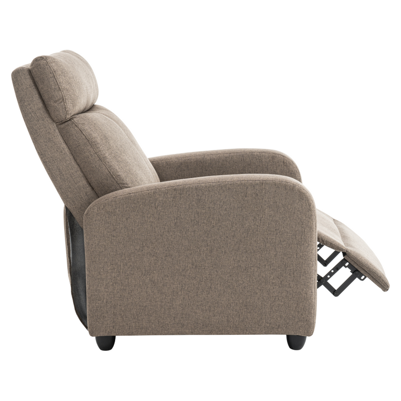 Relaxációs fotel, barna, KRESO NEW