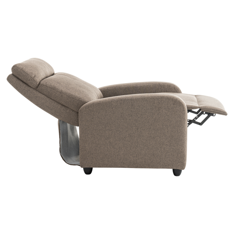 Relaxációs fotel, barna, KRESO NEW