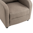 Relaxációs fotel, barna, KRESO NEW