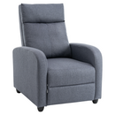 Relaxációs fotel, szürke, KRESO NEW