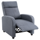Relaxációs fotel, szürke, KRESO NEW