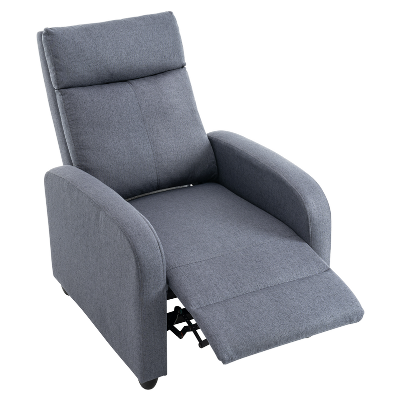 Relaxációs fotel, szürke, KRESO NEW