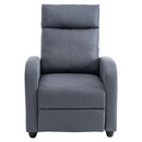Relaxációs fotel, szürke, KRESO NEW