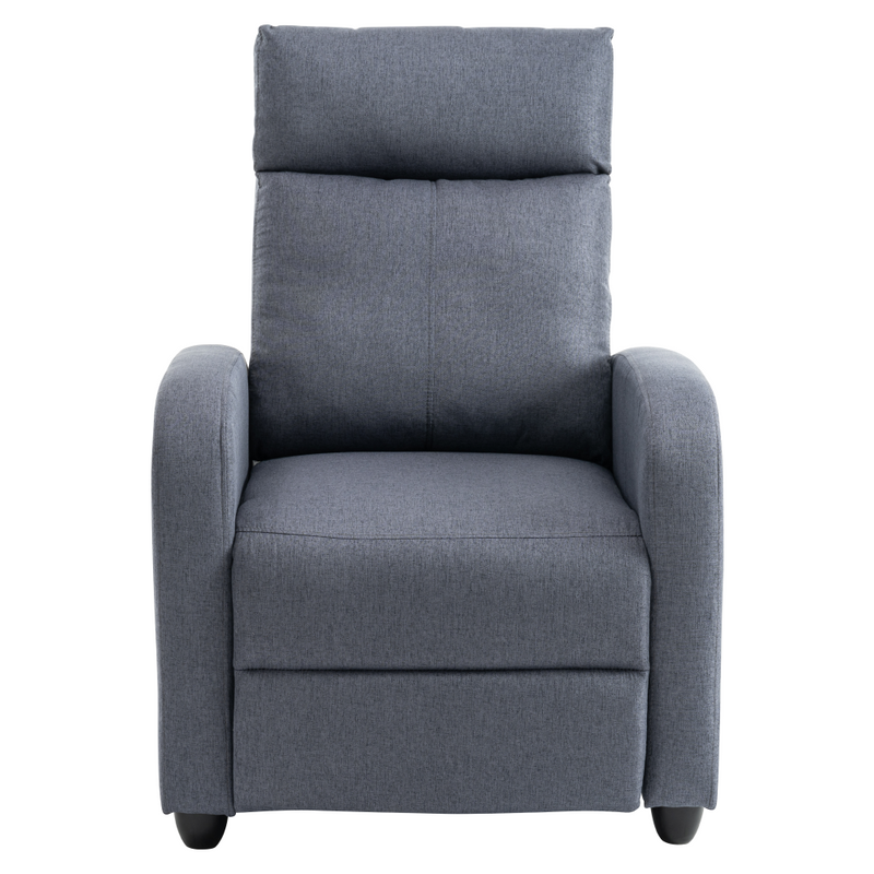 Relaxációs fotel, szürke, KRESO NEW