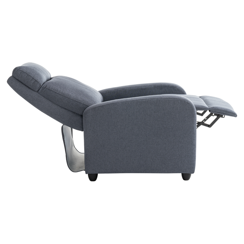 Relaxációs fotel, szürke, KRESO NEW